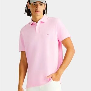 TOMMY HILFIGER  1985 POLO Pastel Pink New without  Tags Size Large